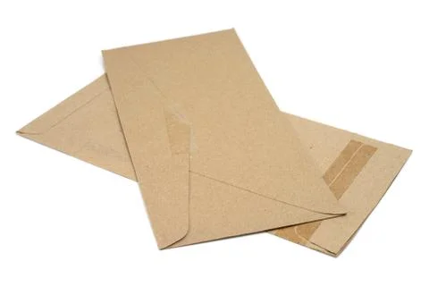 Brown envelope Stock Photos