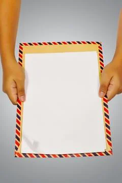 Brown envelope Stock Photos