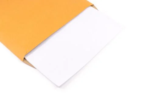 Brown envelope Stock Photos