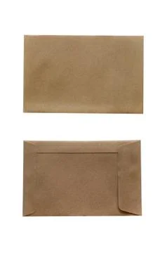 Brown envelopes 스톡 사진