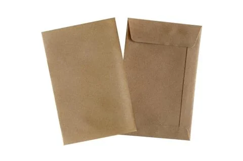 Brown envelopes 스톡 사진