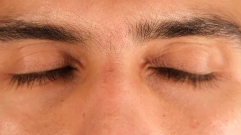 Brown eye close-up Stock Footage 228825471