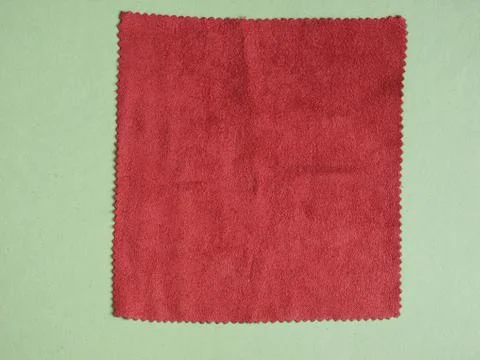 Brown fabric swatch sample Fotos Stock