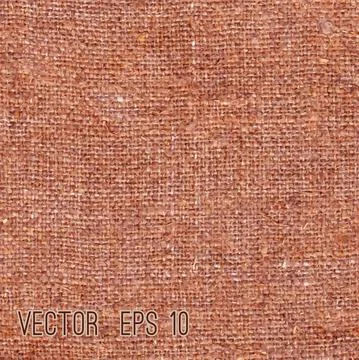 Brown fabric texture for background. Stock Illustration