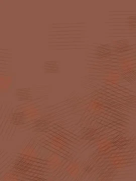 Brown Fine Scribble Line Abstract Background Stock Illustration