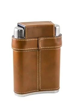 	The brown flask Stock Photos