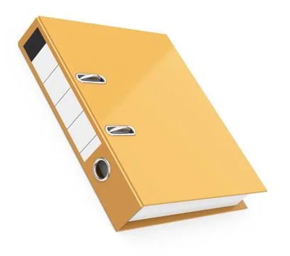 The brown folder Stock Illustration