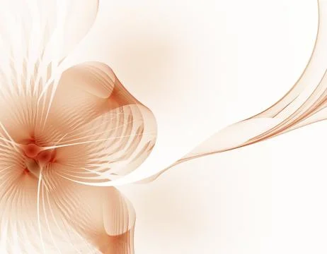 Brown fractal Stock Illustration