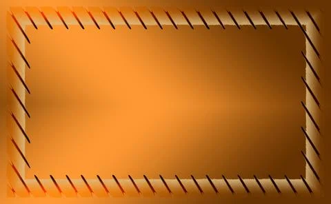 Brown frame on gradient background with brown scratched texture Stock Photos