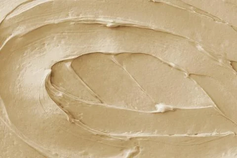 Brown frosting texture background close-up Stock Photos