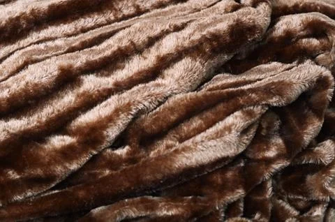 Brown fur as a background Stock Photos