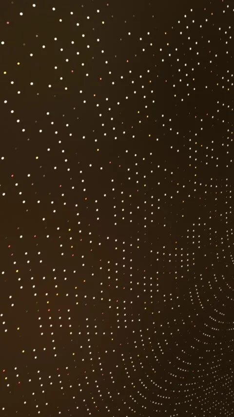 Brown Futuristic Technology Background Vertical Golden White Small Dot Pattern Stock Footage 313035961