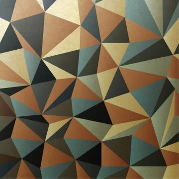 Brown gamut triangle patch surface. abstract background, vector, eps10 스톡 일러스트