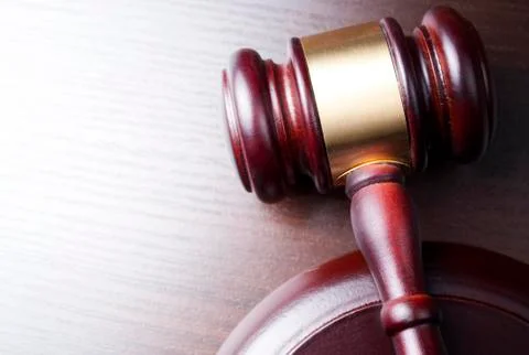 Brown gavel Stock Photos