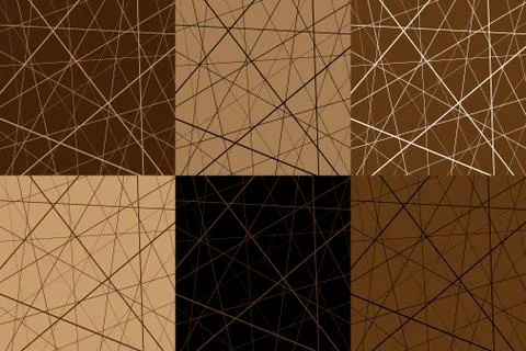 Brown geometric pattern Stock Illustration