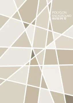 Brown geometric rumpled triangular low poly style gradient illustration graph Stock Illustration