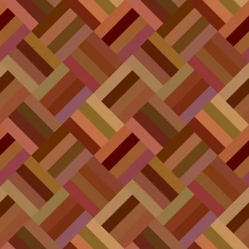Brown geometrical abstract diagonal rectangle pattern Stock Illustration