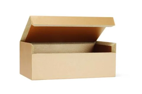 Brown gift box Stock Photos