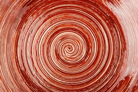 Brown gloss background with spiral pattern Stock-Fotos