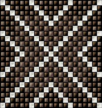 Brown glossy blocks 스톡 일러스트