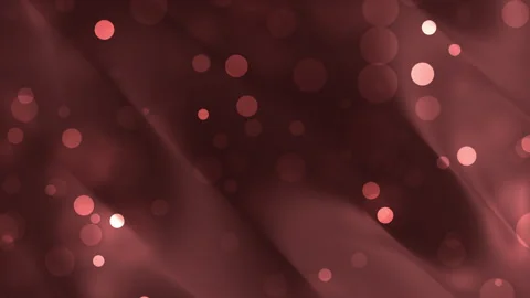 Brown gradient flowing fabric with white circles Stock Footage 285097206