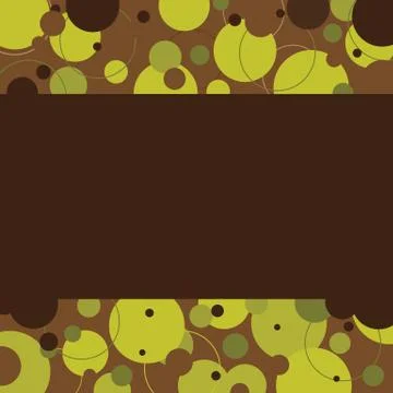 Brown Graphic Background With Space Stock Illustration