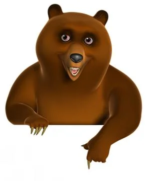 Brown grizzly bear 스톡 일러스트