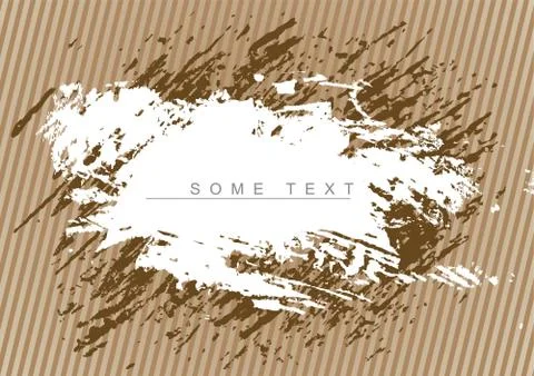 Brown grunge background Stock Illustration