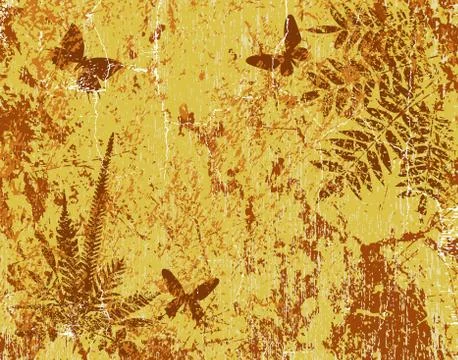 Brown grunge Stock Illustration