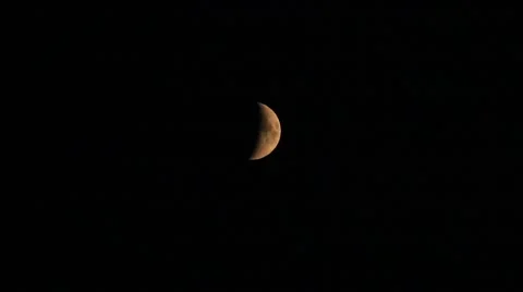 Brown half moon Stock Footage 53155786