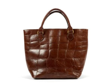 Brown hand bag Foto stock