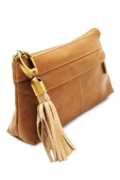 Brown handbag Stock Photos