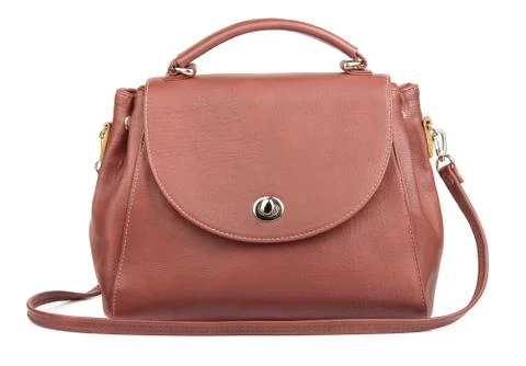 Brown handbag Stock Photos