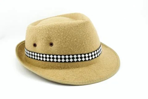 Brown hat Foto stock