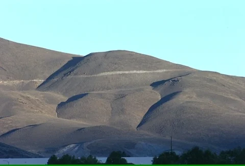 Brown Hill Stock Footage 97203277