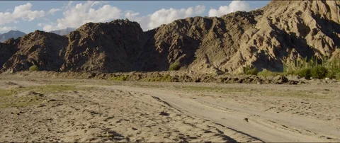 Brown hill mountain Stock Footage 106813463