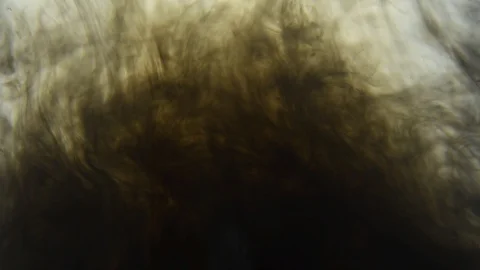 Brown ink in water. Splash background, acrylic paint colorful, coffee footage.  Stock Footage 105420883
