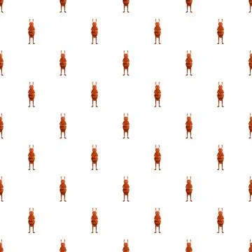 Brown insect pattern creating seamless repeatable background texture Stock Illustration