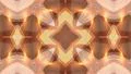 Brown kaleidoscope background, loop HD Footage