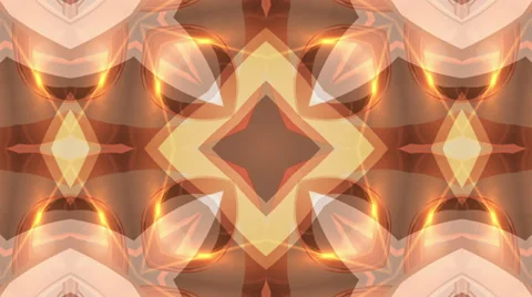 Brown kaleidoscope background, loop Vídeo Stock 37474593