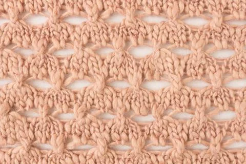 Brown Knitting Pattern or Knitted Pattern Background Stock Photos