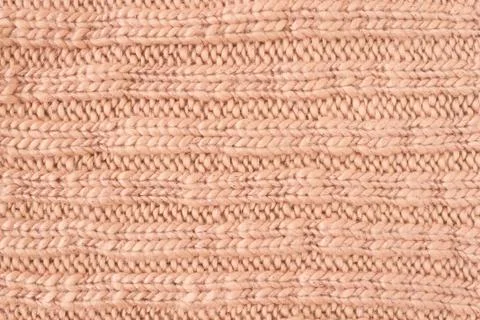 Brown Knitting Texture or Knitted Texture Background Stock Photos