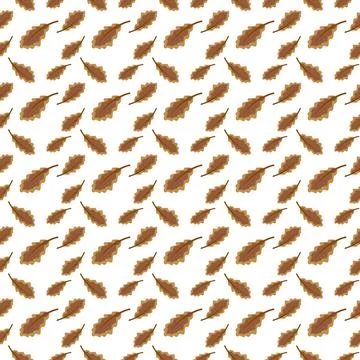 Brown leaf pattern Stock Illustration