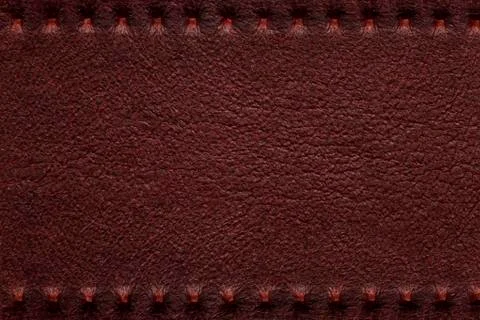 Brown leather background Stock Photos