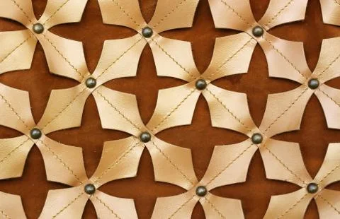 Brown leather background Stock Photos
