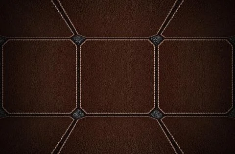 Brown leather background Stock Photos