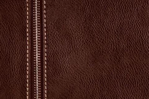 Brown leather background Stock Photos