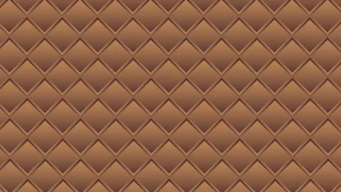Brown Leather Cushion Geometric Motion Background Sliding Animation Stock Footage 337068078