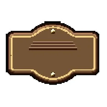 Brown leather patch badge with stitching and rivets Stock Illustration