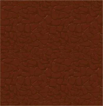 Brown leather pattern, seamless relief Illustrazione stock